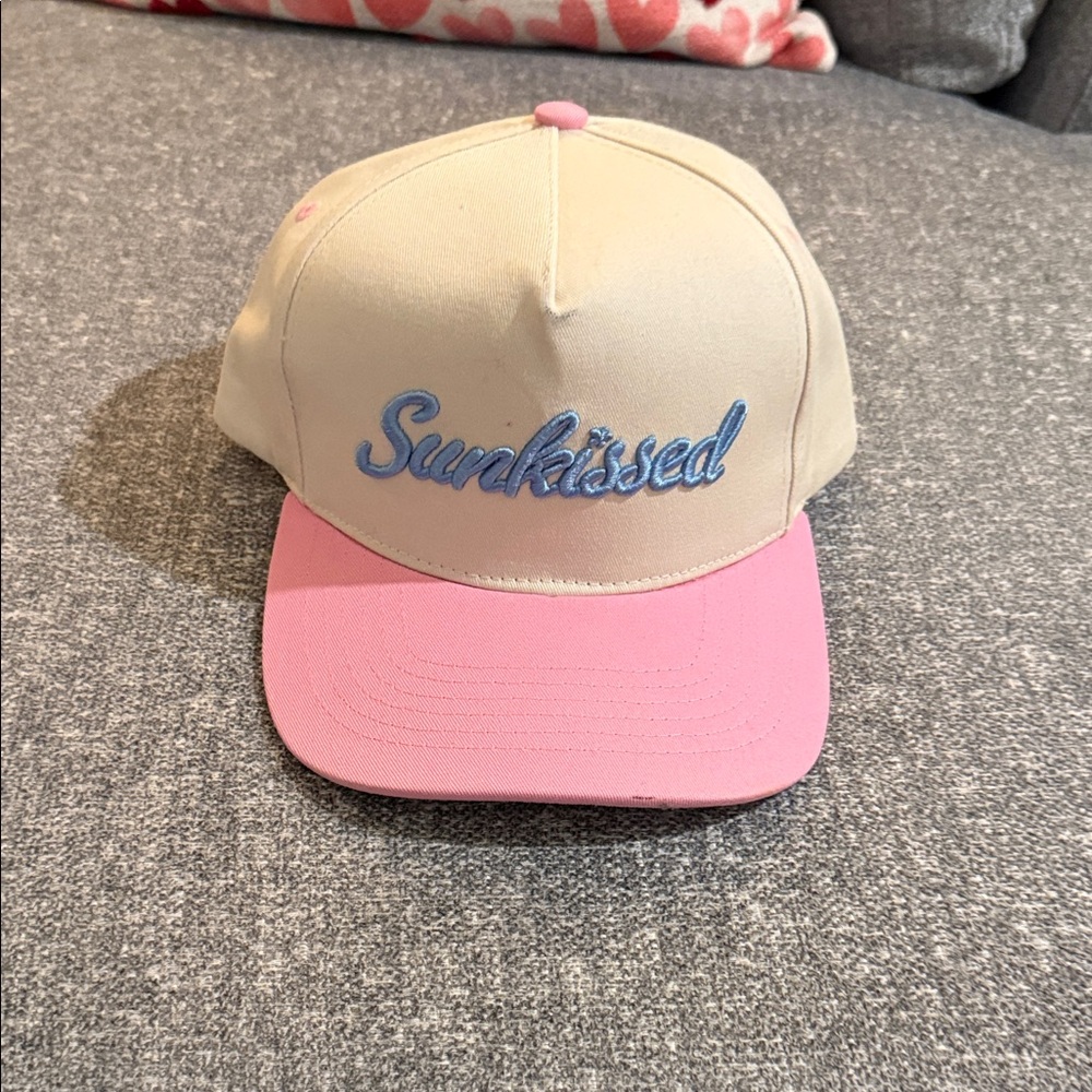 Sunkissed Beige and Pink Cap